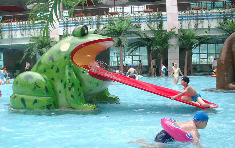 青蛙滑梯 - 戏水小品